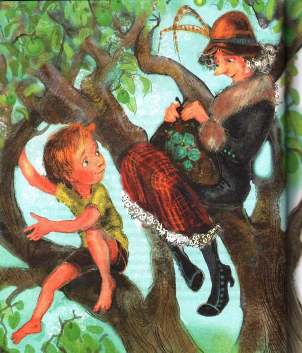 Бабушка на яблоне. Иллюстрация № 2