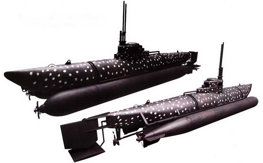 Сверхмалые субмарины и человекоторпеды. Часть 3. Иллюстрация № 122