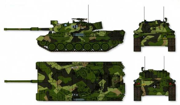 Боевые машины мира, 2015 № 32 Основной боевой танк «Леопард 1». Иллюстрация № 6