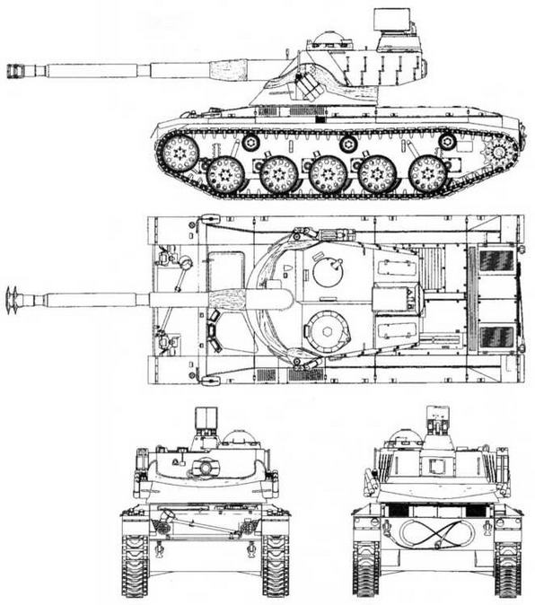 Легкие танки зарубежных стран 1945 — 2000. Иллюстрация № 1