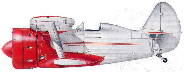 Истребитель И-153 «Чайка». Иллюстрация № 2
