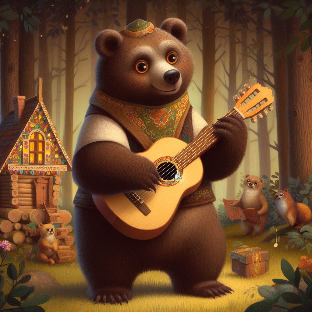 Медведь Вадим и гитара. Иллюстрация № 2