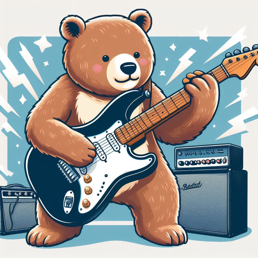 Медведь Вадим и гитара. Иллюстрация № 3