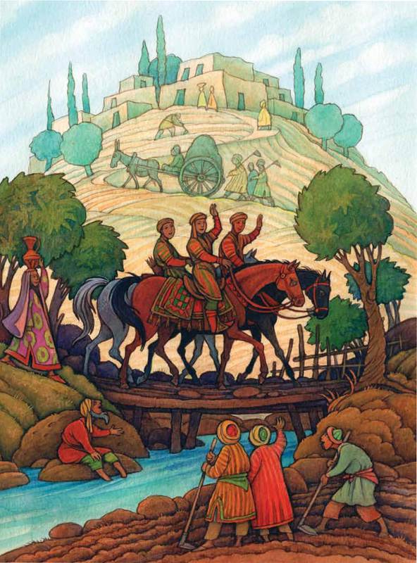 Волшебный коврик (Узбекские народные сказки). Иллюстрация № 6