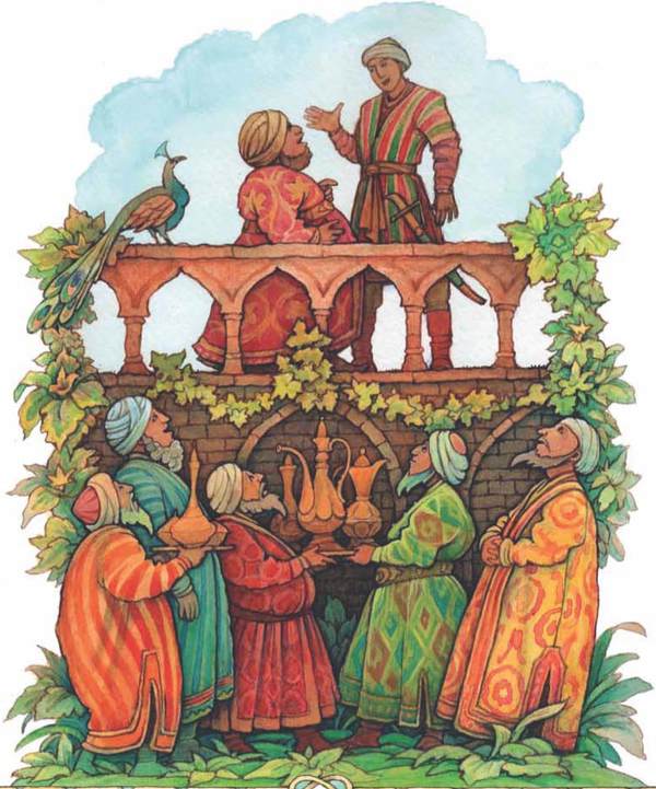 Волшебный коврик (Узбекские народные сказки). Иллюстрация № 18