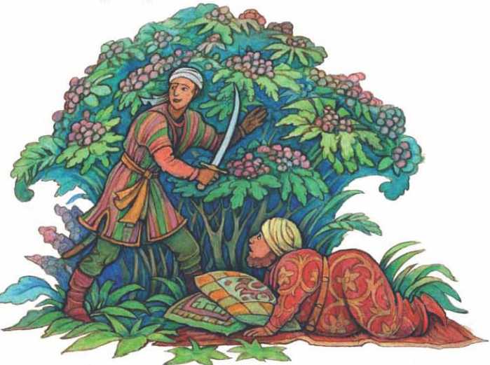 Волшебный коврик (Узбекские народные сказки). Иллюстрация № 19