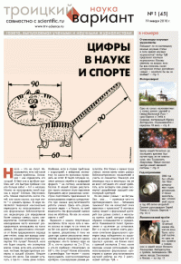 Газета Троицкий Вариант  # 45 (19_01_2010). Иллюстрация № 1