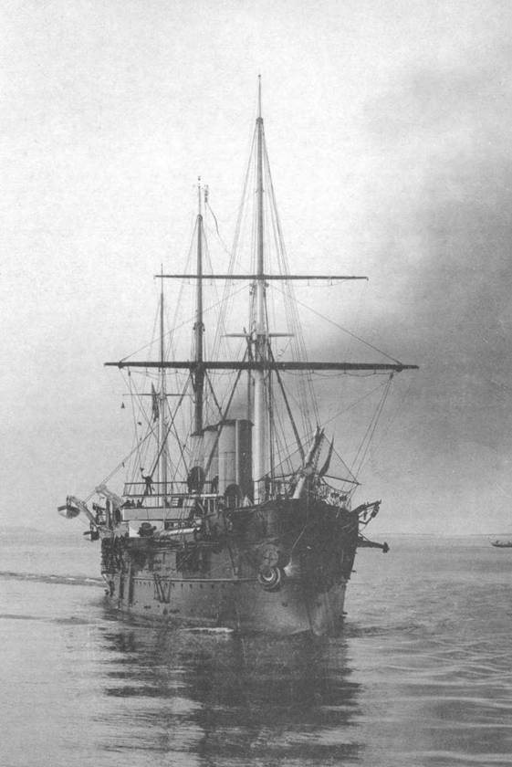 Полуброненосный фрегат “Память Азова” (1885-1925). Иллюстрация № 2