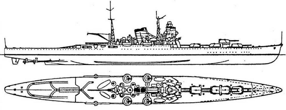 Японские тяжелые крейсера. Том 2: Участие в боевых действиях, военные модернизации, окончательная судьба. Иллюстрация № 1