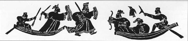 Боевые корабли древнего Китая 200 г. до н.э. -1413 г. н.э.. Иллюстрация № 3