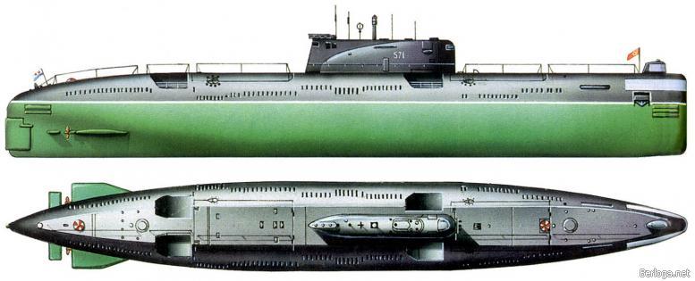 Типы советских подводных лодок. Иллюстрация № 5