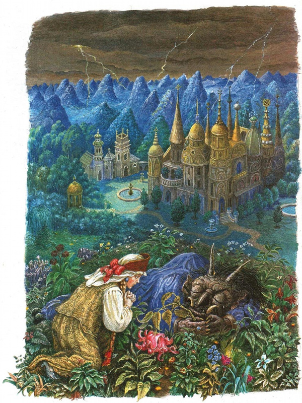 Аленький цветочек с илл. Диодорова. Иллюстрация № 18