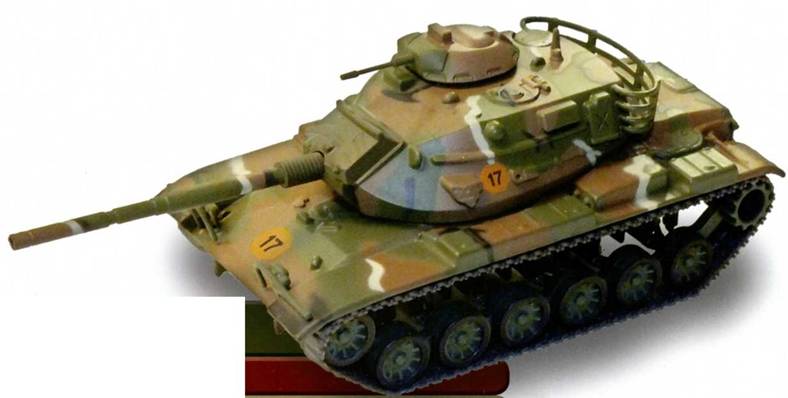 Боевые машины мира, 2014 № 07 Основной боевой танк М60. Иллюстрация № 1